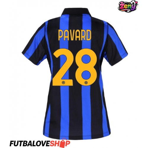 Dres Inter Milan Benjamin Pavard #28 Domáci pre Ženy 2026-27 Krátky Rukáv